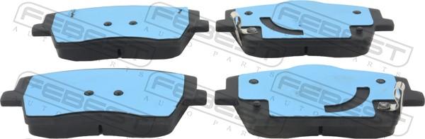 Febest 3501-FY11F - Set placute frana,frana disc - allinparts.ro