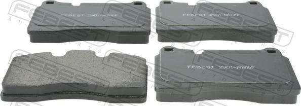 Febest 2901-RRIIIF - Set placute frana,frana disc allinparts.ro
