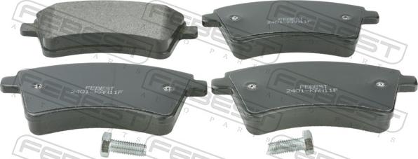 Febest 2401-KANIIF - Set placute frana,frana disc - allinparts.ro