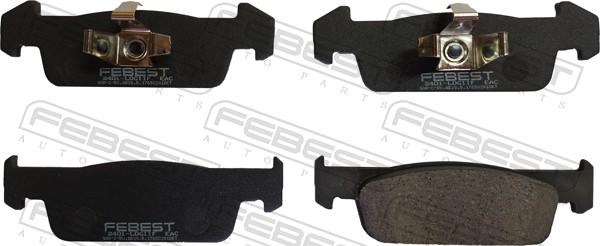 Febest 2401-LOGIIF - Set placute frana,frana disc - allinparts.ro