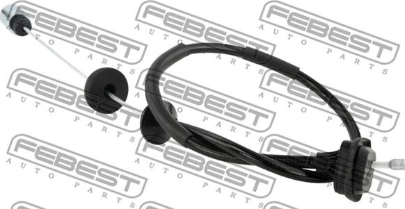 Febest 24108-LOGII - Cablu ambreiaj - allinparts.ro