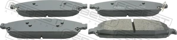 Febest 2001-COMF - Set placute frana,frana disc allinparts.ro