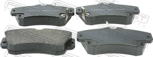 Febest 2001-PTCF - Set placute frana,frana disc allinparts.ro