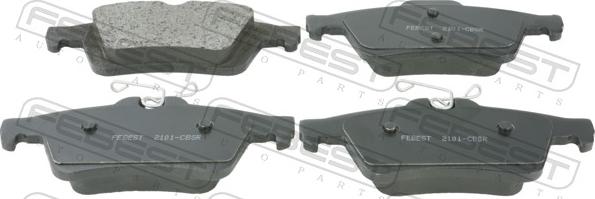 Febest 2101-CBSR - Set placute frana,frana disc allinparts.ro