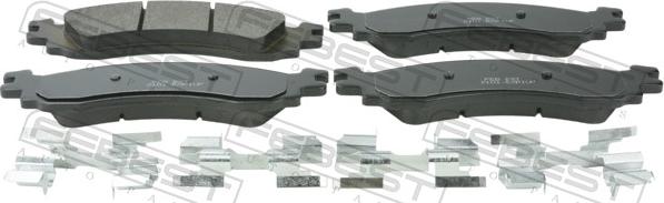 Febest 2101-EXPIVF - Set placute frana,frana disc allinparts.ro