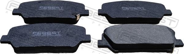 Febest 2201-CEEDF - Set placute frana,frana disc allinparts.ro