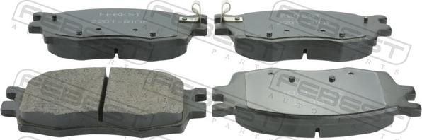 Febest 2201-RIOF - Set placute frana,frana disc - allinparts.ro