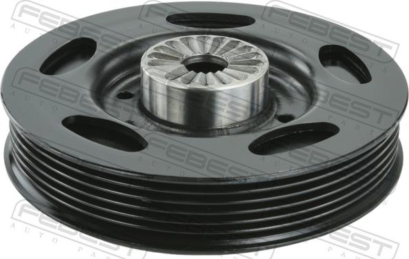 Febest ADDS-Q5 - Fulie curea, arbore cotit allinparts.ro