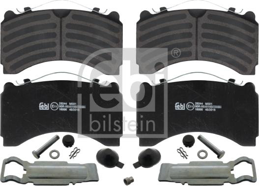 FEBI Bilstein 16996 - Set placute frana,frana disc allinparts.ro