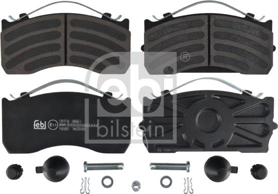 FEBI Bilstein 16592 - Set placute frana,frana disc allinparts.ro