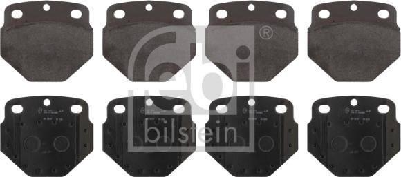 FEBI Bilstein 16569 - Set placute frana,frana disc allinparts.ro