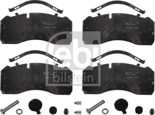 FEBI Bilstein 16563 - Set placute frana,frana disc allinparts.ro