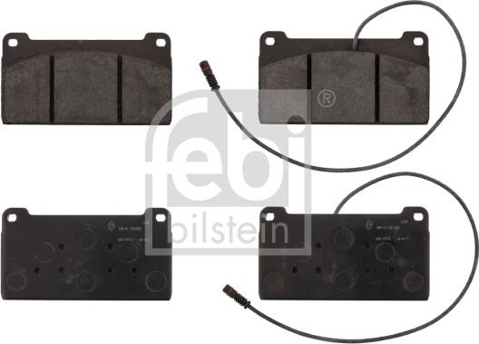 FEBI Bilstein 16696 - Set placute frana,frana disc allinparts.ro