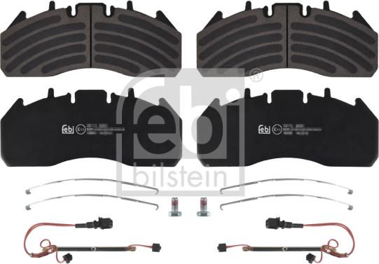 FEBI Bilstein 16690 - Set placute frana,frana disc allinparts.ro