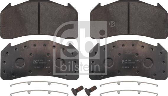 FEBI Bilstein 16692 - Set placute frana,frana disc allinparts.ro