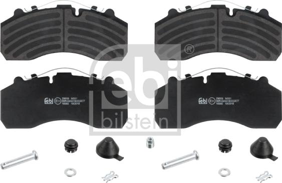 FEBI Bilstein 16665 - Set placute frana,frana disc allinparts.ro