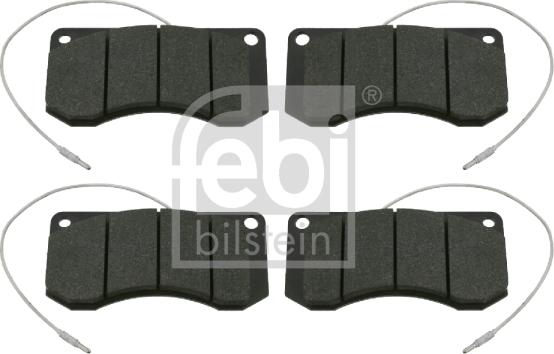 FEBI Bilstein 16609 - Set placute frana,frana disc allinparts.ro