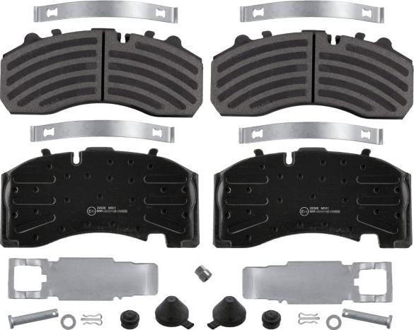 FEBI Bilstein 16608 - Set placute frana,frana disc allinparts.ro