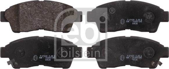 FEBI Bilstein 16616 - Set placute frana,frana disc allinparts.ro