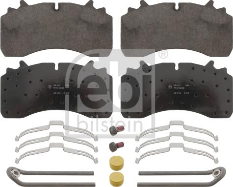 FEBI Bilstein 16636 - Set placute frana,frana disc allinparts.ro