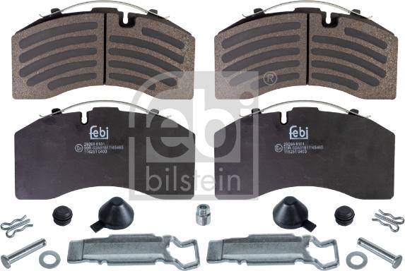 FEBI Bilstein 116251 - Set placute frana,frana disc allinparts.ro