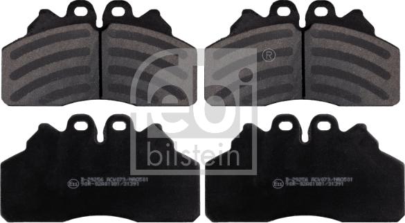 FEBI Bilstein 116258 - Set placute frana,frana disc allinparts.ro