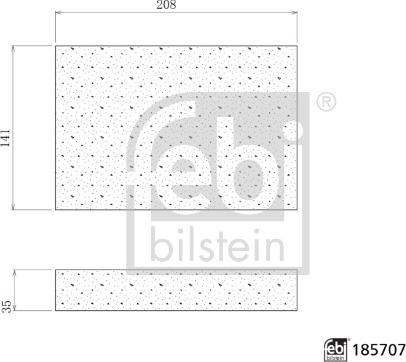 FEBI Bilstein 185707 - Filtru, aer habitaclu allinparts.ro