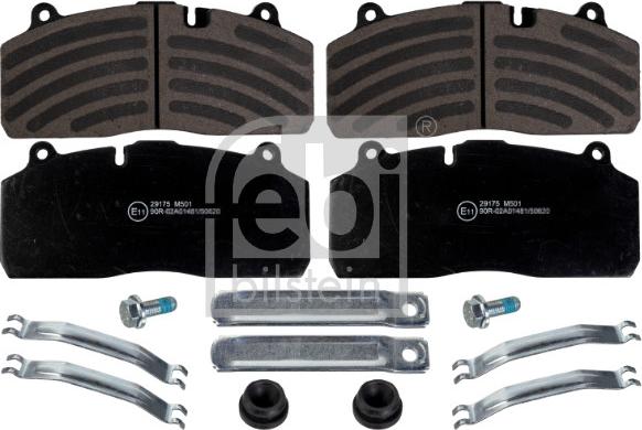 FEBI Bilstein 171428 - Set placute frana,frana disc allinparts.ro