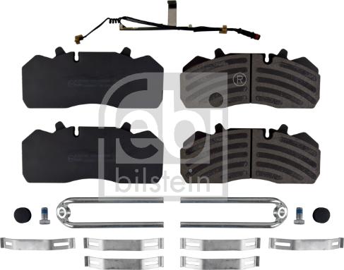FEBI Bilstein 171243 - Set placute frana,frana disc allinparts.ro