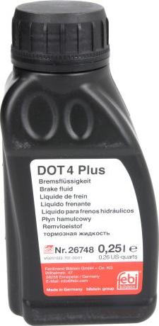 FEBI Bilstein 26748 - Lichid de frana allinparts.ro