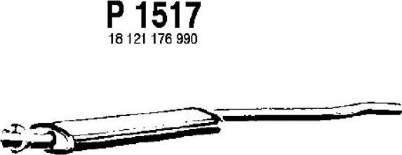 Fenno P1517 - Toba esapamet intermediara - allinparts.ro