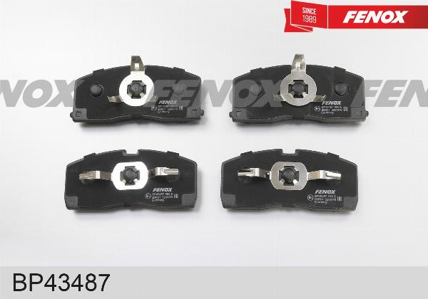 Fenox BP43487 - Set placute frana,frana disc - allinparts.ro
