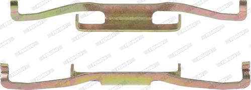 Ferodo FBA444 - Set accesorii, placute frana allinparts.ro