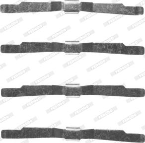 Ferodo FBA555 - Set accesorii, placute frana allinparts.ro