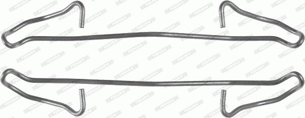 Ferodo FBA500 - Set accesorii, placute frana allinparts.ro