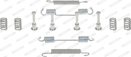 Ferodo FBA218 - Set accesorii, sabot de frana - allinparts.ro
