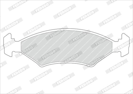 Ferodo FDB966 - Set placute frana,frana disc - allinparts.ro