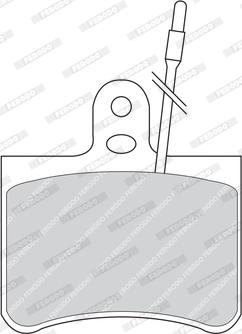 Ferodo FDB98 - Set placute frana,frana disc allinparts.ro