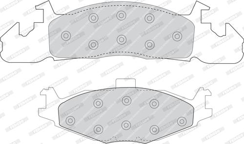 Ferodo FDB926 - Set placute frana,frana disc allinparts.ro