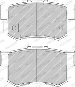 Ferodo FDB4991-D - Set placute frana,frana disc - allinparts.ro