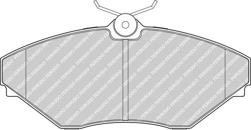 Ferodo FDB4911 - Set placute frana,frana disc allinparts.ro