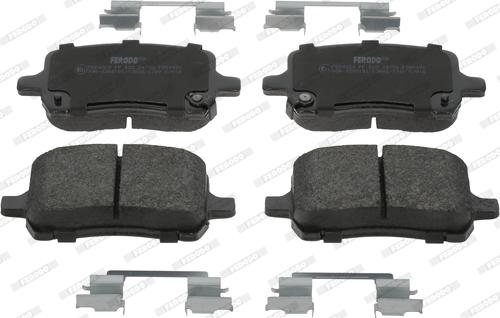Ferodo FDB4406 - Set placute frana,frana disc allinparts.ro
