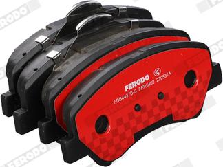 Ferodo FDB4437B-S - Set placute frana,frana disc allinparts.ro