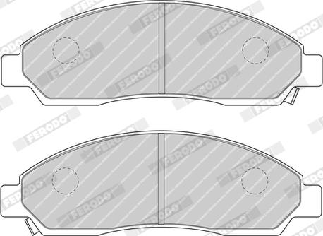 Ferodo FDB4073 - Set placute frana,frana disc allinparts.ro
