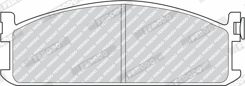 Ferodo FDB418 - Set placute frana,frana disc - allinparts.ro