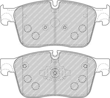 Ferodo FDB4894 - Set placute frana,frana disc allinparts.ro