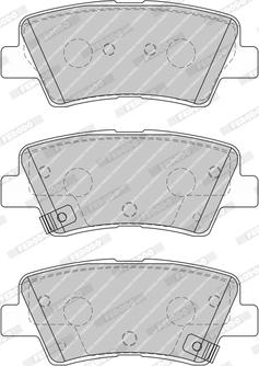 Ferodo FDB4833-D - Set placute frana,frana disc allinparts.ro