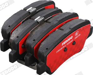 Ferodo FDB4387B-S - Set placute frana,frana disc allinparts.ro