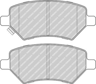 Ferodo FDB4293 - Set placute frana,frana disc allinparts.ro