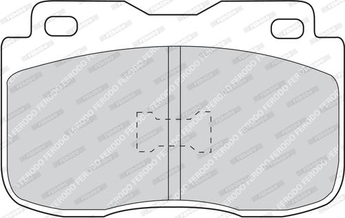 Ferodo FDB420 - Set placute frana,frana disc - allinparts.ro